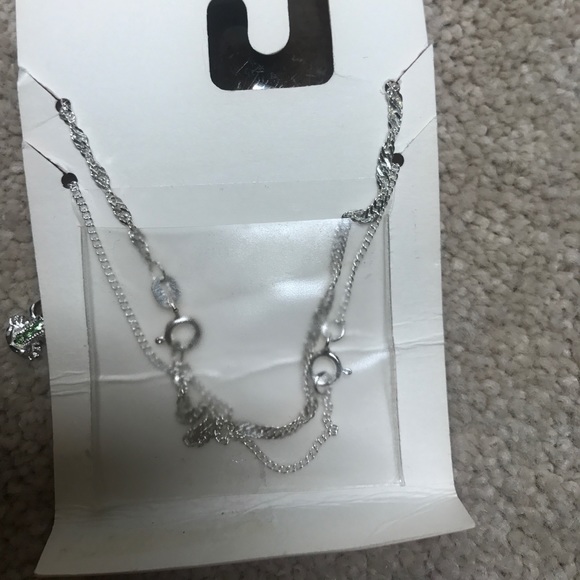 🚫SOLD!!🚫 Sterling Silver Anklet Duo - Picture 2 of 3